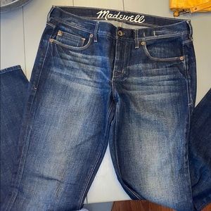 Madewell straight legg jeans size 32 by 32